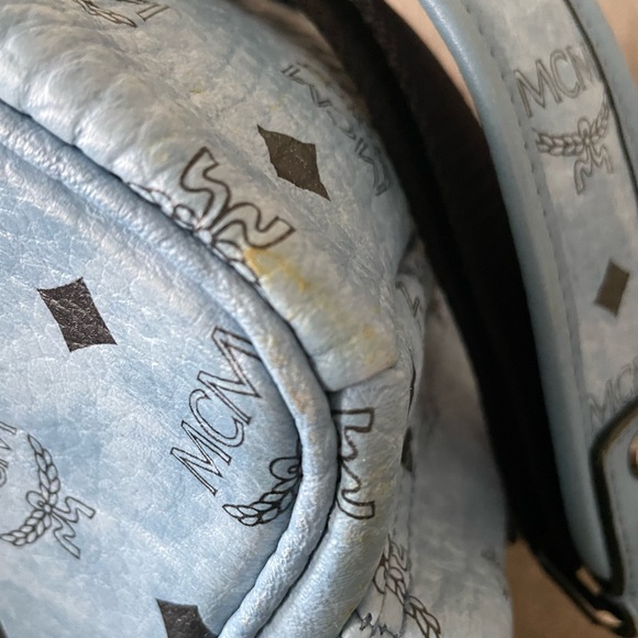 ***SOLD****CM Light Blue Monogram Backpack - Picture 6 of 8